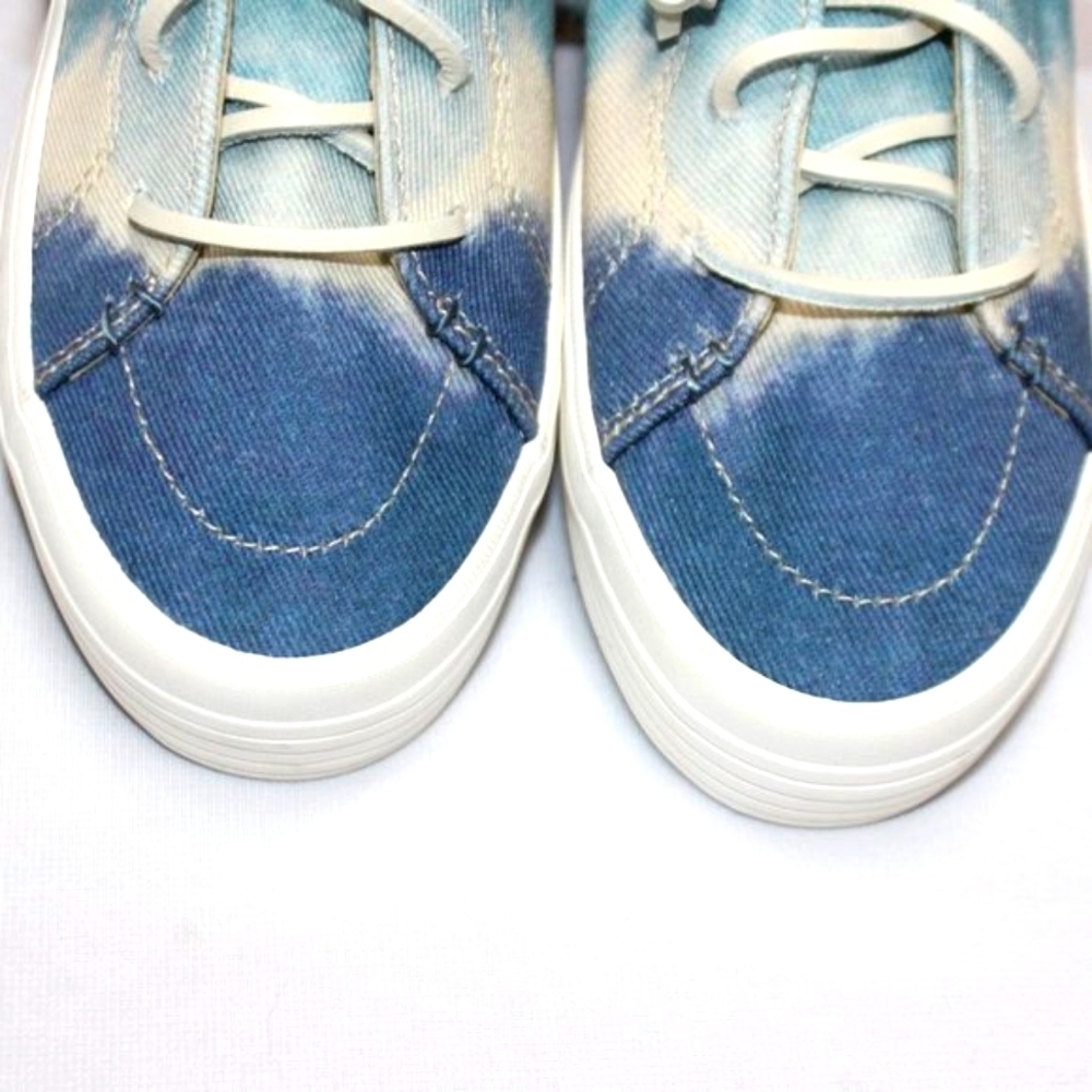 NWT Sperry Blue Crest Canvas Platform Slip-on Sne… - image 3